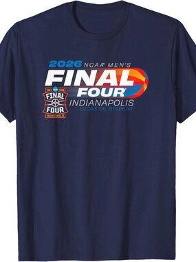 Final Four 2026 Men's Basketball Indianapolis Navy T-Shirt 181